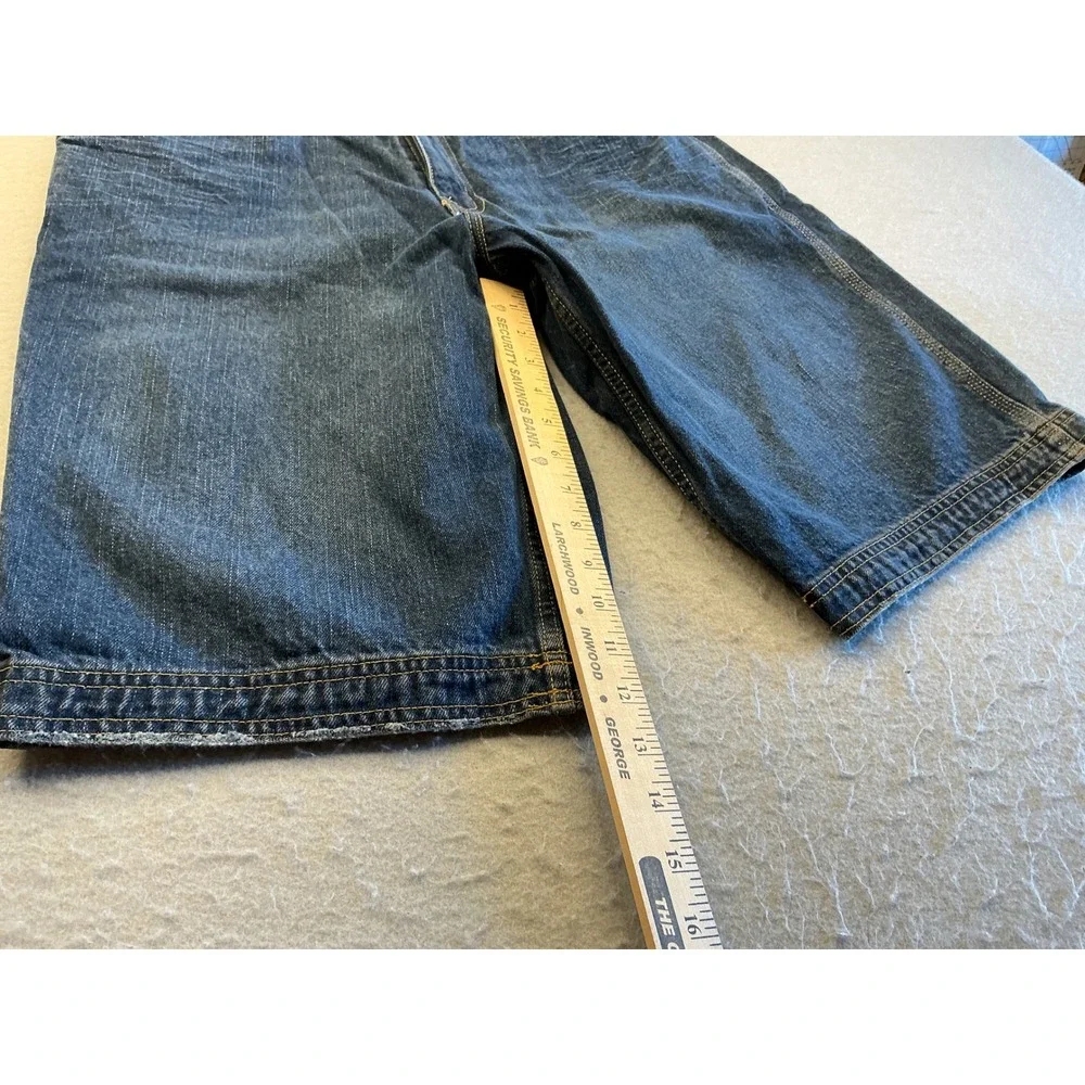 Urban Pipeline Vintage Y2K Denim Carpenter Shorts Baggy Skate Mens 34 Streetwear